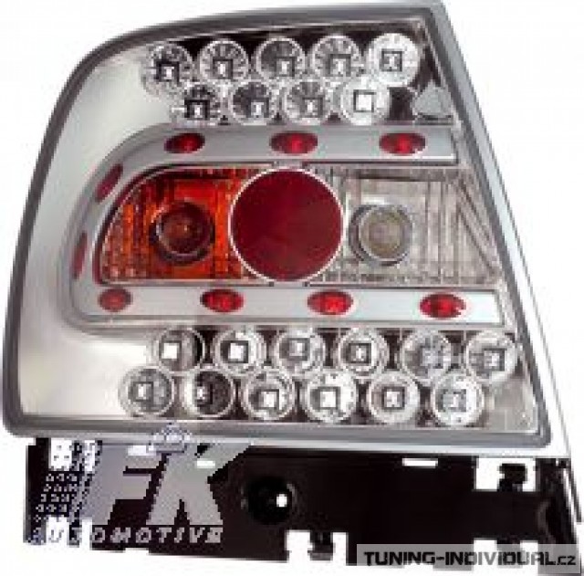 Zadn� Led sv�tla na Audi A4 (B5), r.v. 95-01, chromov�, p�r