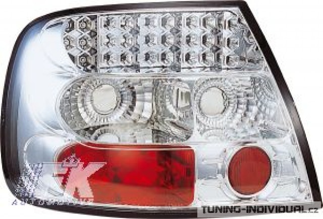 Zadn� Led sv�tla na Audi A4 (B5), r.v. 95-00, chromov�, p�r