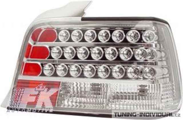 Zadn� sv�tla LED na BMW 3-er E36 2dv. typ, chromov�, cena za p�r