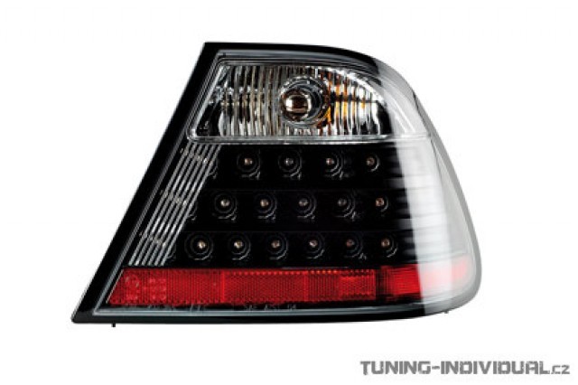 Zadn� sv�tla LED na BMW 3-er E46 Coupe �erveno-�ern�, p�r
