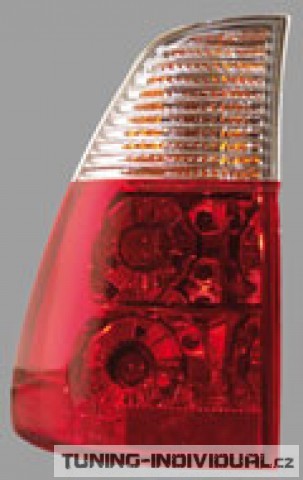 Zadn� sv�tla LED na BMW X5 E53 �erveno-b�l�. Cena je za p�r.