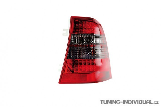 Zadn� LED sv�tla na Mercedes Benz M-Klasse (W163), �erveno-�ern�