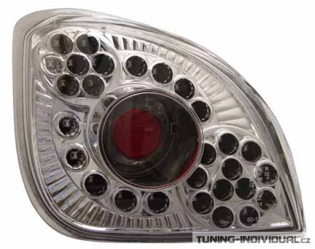 Zadn� LED sv�tla na Ford Fiesta r.v. 96-02 chromov�, p�r