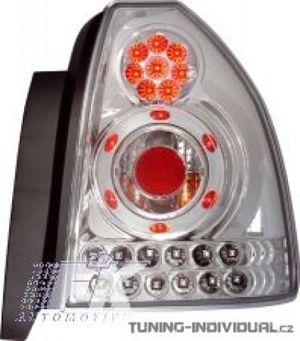 Zadn� sv�tla LED na Honda Civic 3dv., r.v. 96-01, chromov�, p�r