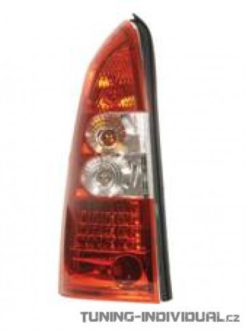 Zadn� sv�tla LED na Opel Astra G combi s �erven�m pozad�m, p�r