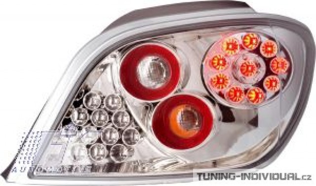 Zadn� sv�tla LED Peugeot 307 chromov�. Cena je za p�r.