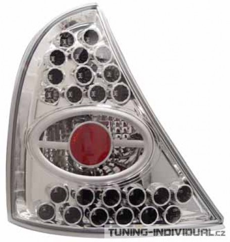 Zadn� sv�tla LED Renault Clio chromov�. Cena je za p�r.