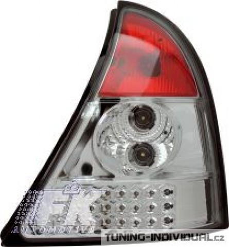 Zadn� sv�tla LED Renault Clio B r.v. 98-00 chromov�, cena za p�r