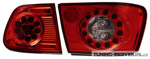 Zadn� sv�tla LED na Seat Ibiza �erven�. Cena je za p�r.