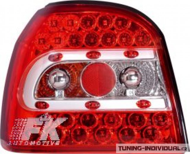 Zadn� sv�tla LED na VW Golf 3 �erven�. Cena je za p�r. V�PRODEJ!