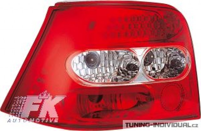Zadn� LED sv�tla VW Golf 4 �erven�. Cena je za p�r. V�PRODEJ !!!