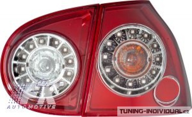 Zadn� sv�tla LED na VW Golf 5 r.v. 04- �erven�. Cena je za p�r.