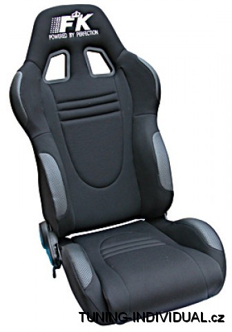 Sportovn� seda�ka Racecar l�tkou pota�en�, prav�. �ern�.