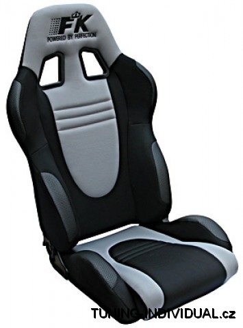 Sportovn� seda�ka Racecar l�tkou pota�en�, prav�. �edo-�ern�.