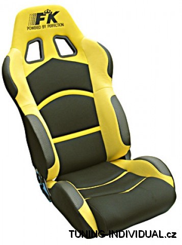 Sportovn� seda�ka Cyberstar L�tkou pota�en�, lev�. �luto-�ern�.