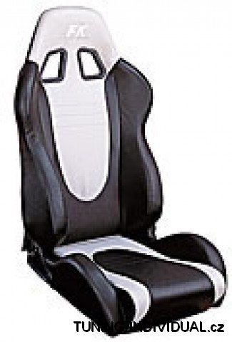 Sportovn� seda�ky Racecar ko�enkov�, lev� a prav�. �edo-�ern�.