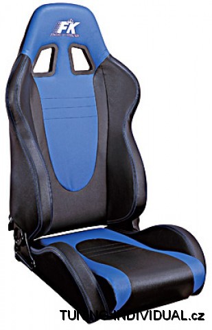 Sportovn� seda�ka Racecar ko�enkov�, prav�. Modro-�ern�.