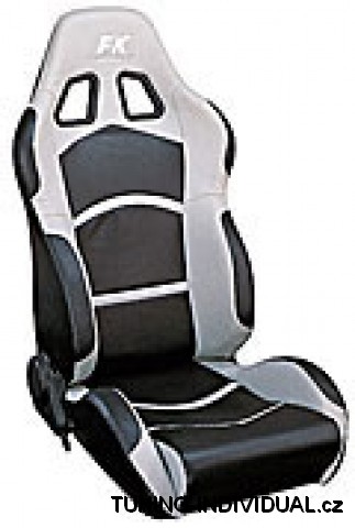 Sportovn� seda�ky Cyberstar ko�enkov�, lev� a prav�. �edo-�ern�.