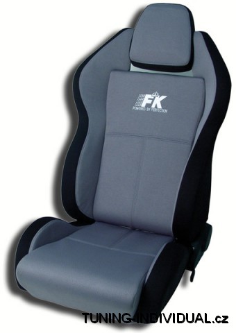 Sportovn� seda�ky Race 5, l�tkov�, �ed�, polohovac�.