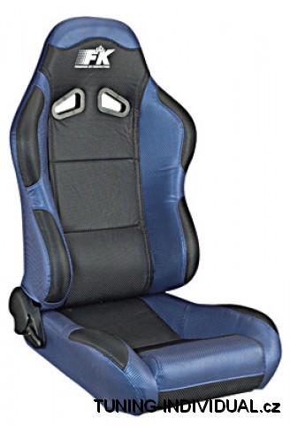 Sportovn� seda�ka Spacelook polo/ko�enkov�, prav�. Modro-�ern�.