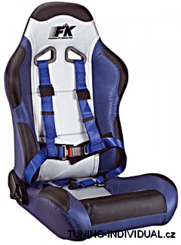 Sport. seda�ka Spacelook polo/ko�enkov�, lev�. B�l�-modr�-�ern�