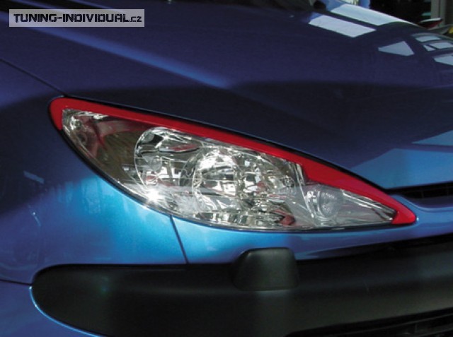 Mra��tka p�edn�ch sv�tel Peugeot 206 z PVC. Cena je za p�r.