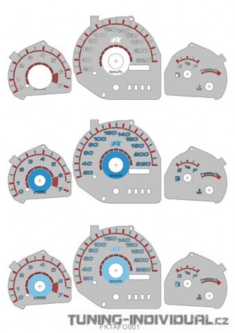 Plazmov� tachometr na Ford Ka (Typ RBT) r.v.1996 - 2003