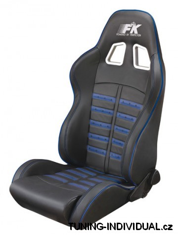 Seda�ky Retro Style, prav� k��e, �erno-modr�.