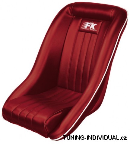 Seda�ky Retro Classic, prav� k��e, �erven�-st��brn� v�it� lemu.