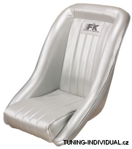 Seda�ky Retro Classic, prav� k��e, st��brn�-st��brn� v�it� lemu.