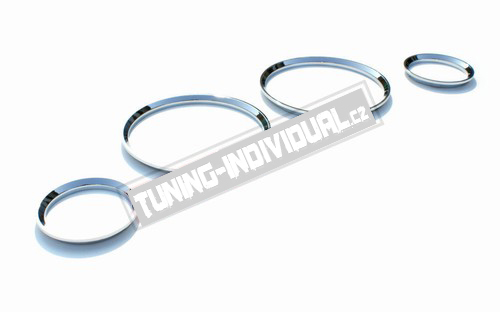 Opel Tigra - chrom r�me�ky bud�k�