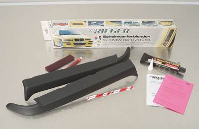 Rieger Tuning spojler, p�edn� n�razn�k, zadn� n�razn�k, tuning bo�n� prahy, tuning k��dlo