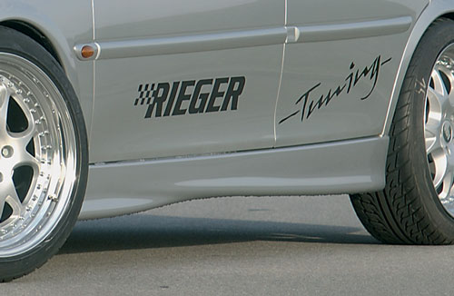 Rieger Tuning spojler, p�edn� n�razn�k, zadn� n�razn�k, tuning bo�n� prahy, tuning k��dlo