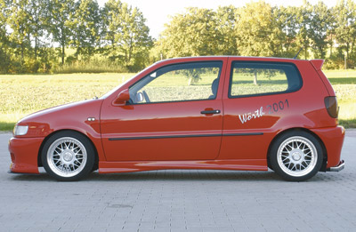 Rieger Tuning Bo�n� pr�h lev� pro 2dv. model VW Polo 6N