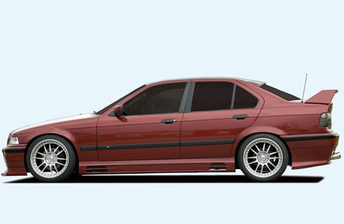 Rieger Tuning spojler, p�edn� n�razn�k, zadn� n�razn�k, tuning bo�n� prahy, tuning k��dlo