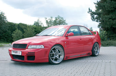 Rieger Tuning spojler, p�edn� n�razn�k, zadn� n�razn�k, tuning bo�n� prahy, tuning k��dlo