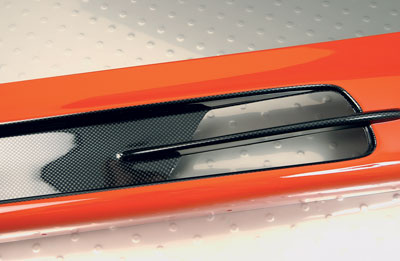 Rieger Tuning Bo�n� pr�h s 2 prolisy lev� Carbon-Look BMW E90 / E91 - sedan/kombi (�ada 3)