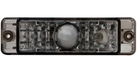 P�edn� blika�e VW Golf I + Cabrio/Golf II CL s parkovac�mi sv�tly �ern� chrom