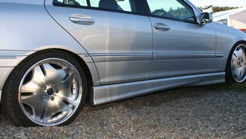 Mercedes Benz W203 - prahy