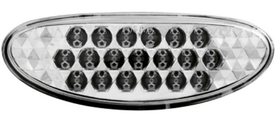 Koncov� mlhov� sv�tlo Peugeot 206 LED chrom