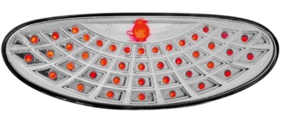 Koncov� mlhov� sv�tlo Peugeot 206 43 LED chrom