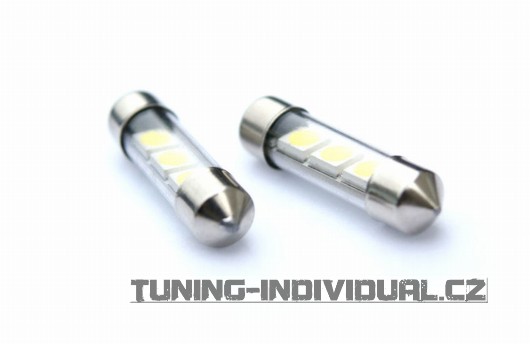 �koda Octavia II 04-11 - velmi siln� LED ��rovky do obrysov�ch sv�tel ve dve��ch