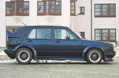 Rieger Tuning Zadn� bo�n� d�l GTB lev� VW Golf II