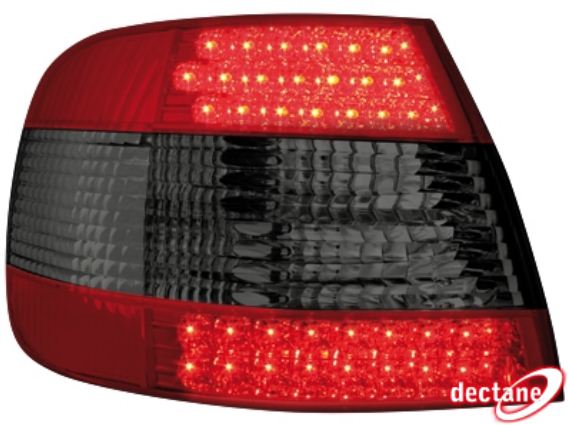 Zadn� sv�tla Audi A4 B5 Lim. 95-10.00 �erven�/krystal LED