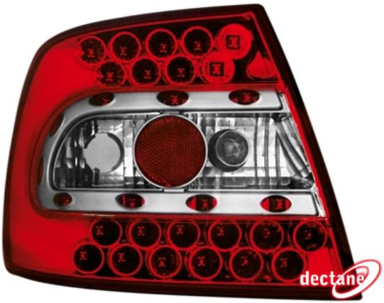 Zadn� sv�tla Audi A4 B5 Lim. 95-10.00 �erven�/krystal LED