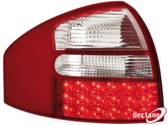 Zadn� sv�tla Audi A6 97-04 �erven�/krystal LED