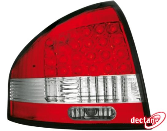 Zadn� sv�tla Audi A6 97-04 �erven�/krystal LED