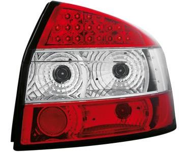 Zadn� sv�tla Audi A4 8E Lim. 01-04 �erven�/krystal LED