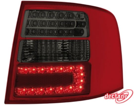 Zadn� sv�tla Audi A6 Avant 12/97-01/05 4B �ern� LED