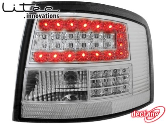 Zadn� sv�tla Audi A6 Avant 12/97-01/05 4B krystal LED